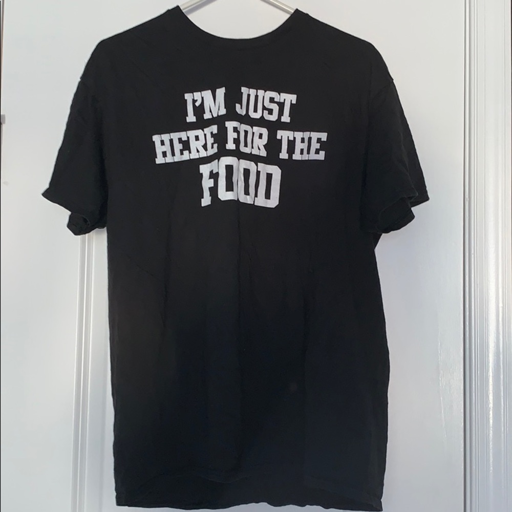 Black Cotton Funny T-Shirt